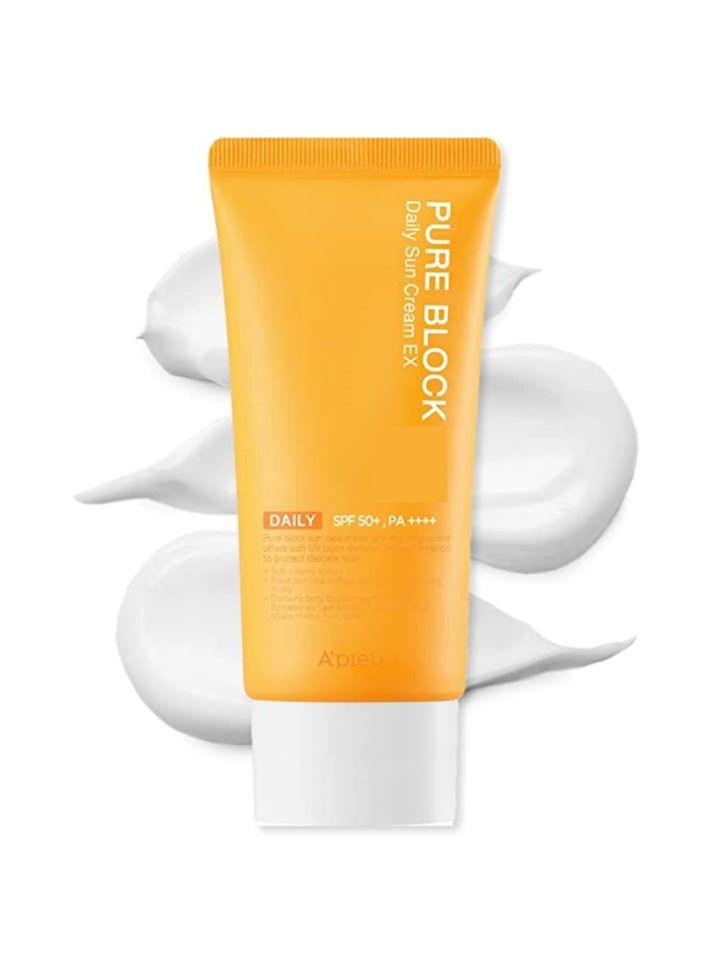 A'PIEU Pure Block Daily sun cream Ex - Image 1