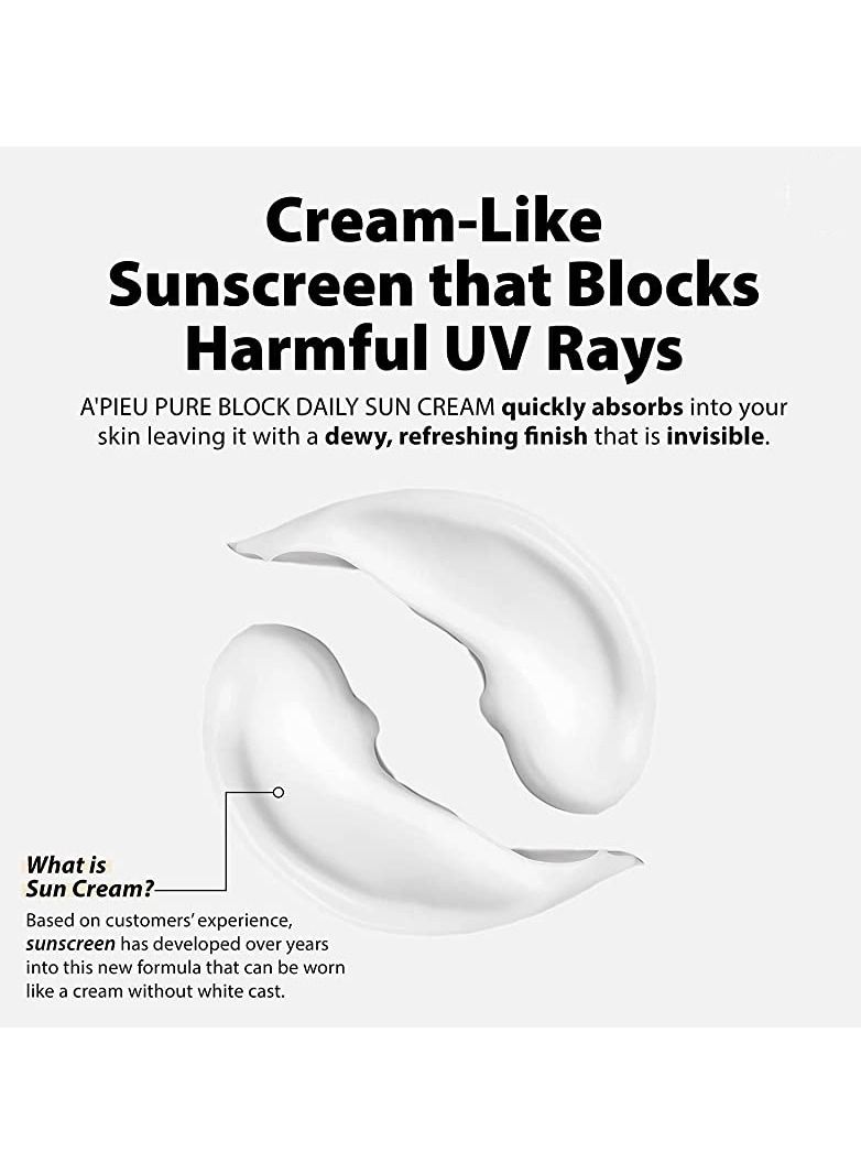 A'PIEU Pure Block Daily sun cream Ex - Image 5