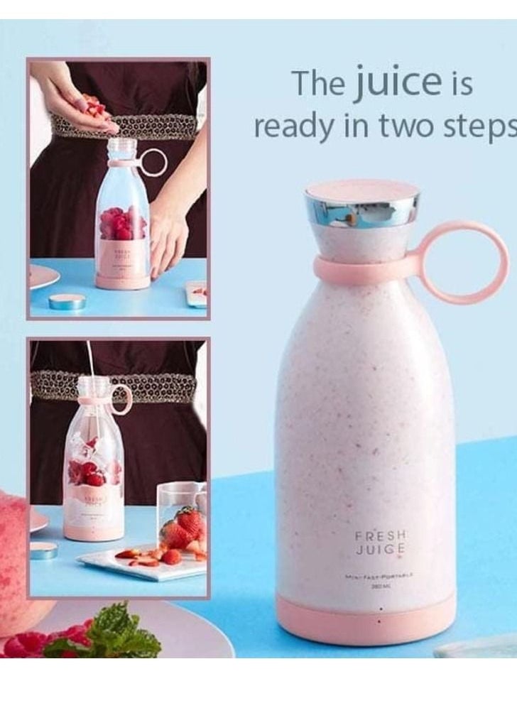 Generic - Portable Blender Bottle Electric Orange Juicer Wireless Fresh Juice Extractors Mixer Smoothie Citrus Squeezer Bullet Blender - Image 1