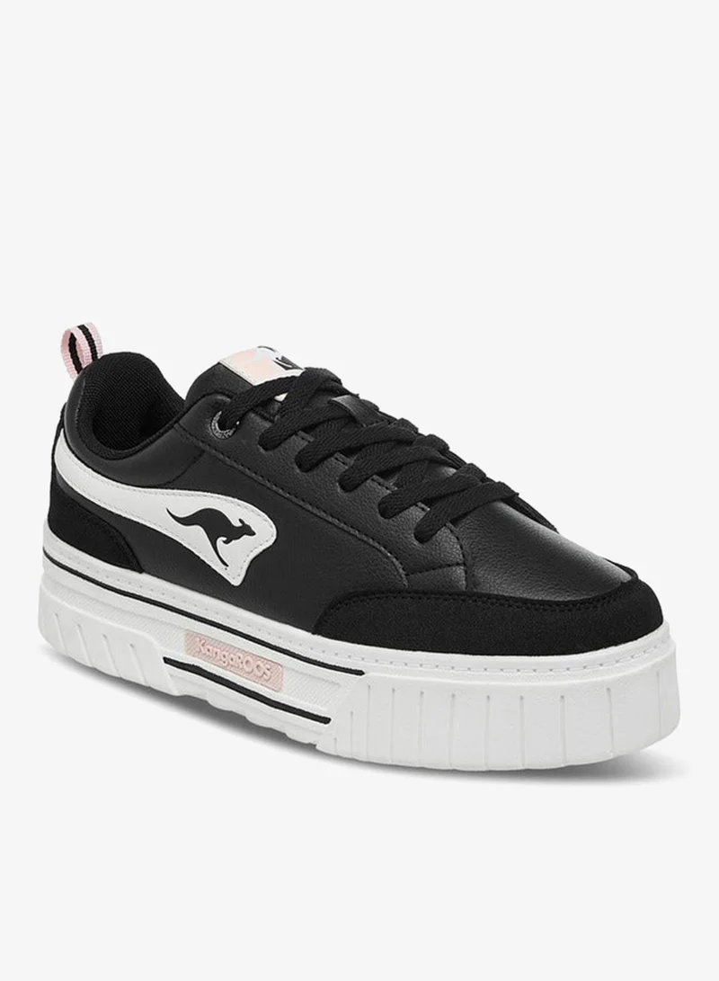 kangaROOS Women's Panelled Lace-Up Sports Shoes