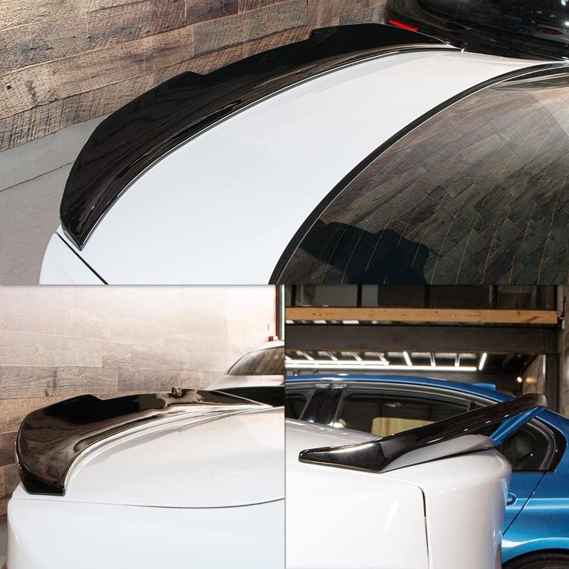Rolling Gears Gloss Black Trunk Spoiler for Infiniti Q50 - Image 3
