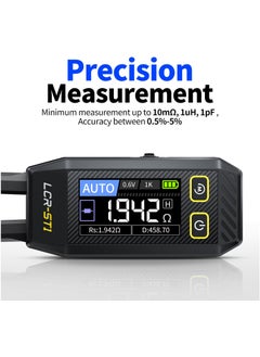 Generic FNIRSI LCR-ST1 10KHz LCR Meter Tweezer, Mini Smart SMD Tester, ESR Meter, Maximum accuracy 0.5%, Capacitance Inductance Continuity Diode Tester, Auto Component Recognition Electronic Component Analyze  - Image 3