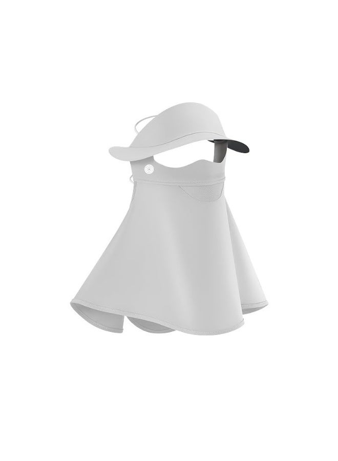 YelaJoy Sun Protection Face Mask, Ice Silk Sunscreen Face Mask, Neck Gaiter, Breathable Face Cover for Summer Outdoor Activities - Image 1
