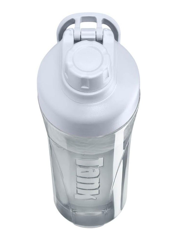 Tank Tritan Plastic Water Bottle 800mL, Light Grey - Image 2