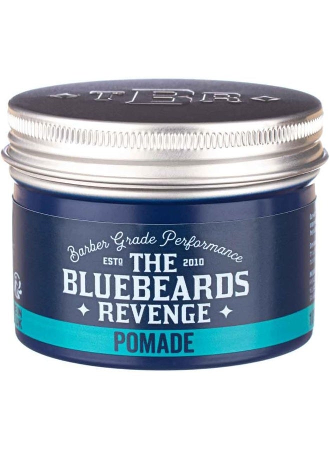 The Bluebeards Revenge, Water Based Pomade for Men, Strong Hold and Traditional Glossy Finish, 100ml - Image 1