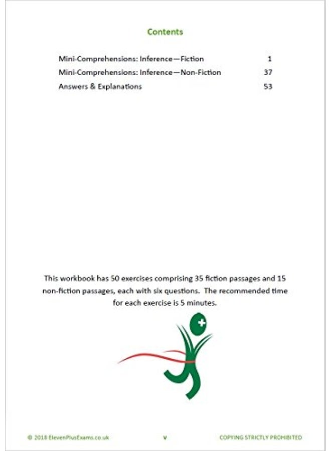 11+ Essentials English Mini Comprehensions: Inference Book 3 - Image 3