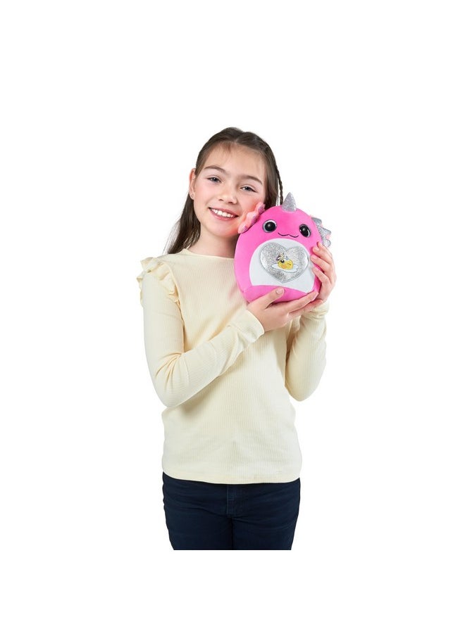 Rainbocorns - Eggzania Mini Mania Axolotl Plush Surprise Unboxing With Animal Soft Toy, Idea For Girls With Imaginary Play By Zuru - Image 1