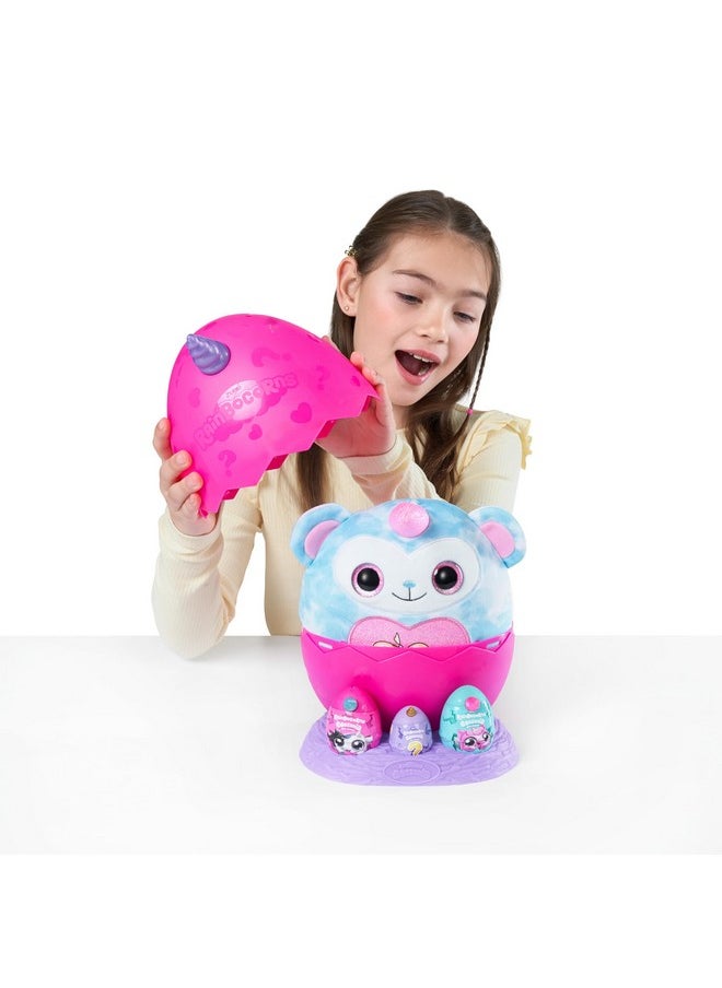 Rainbocorns - Eggzania Mini Mania Axolotl Plush Surprise Unboxing With Animal Soft Toy, Idea For Girls With Imaginary Play By Zuru - Image 1