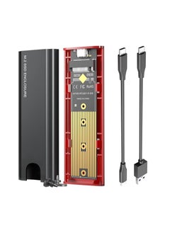 Generic Talmage Scomb M2 SSD Enclosure, USB 3.2 Gen2 NVME & SATA USB Adapter PCIe, Toolless Aluminum 10Gbps M.2 SSD Adapter for 2230 2242 2260 2280 from M-Key or M B Key Compatible with Samsung, Crucial,  - Image 1
