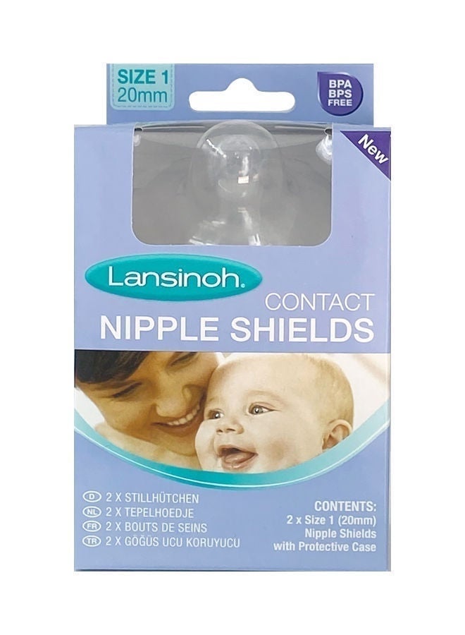 Lansinoh Contact Nipple Shields, 2 Pcs
