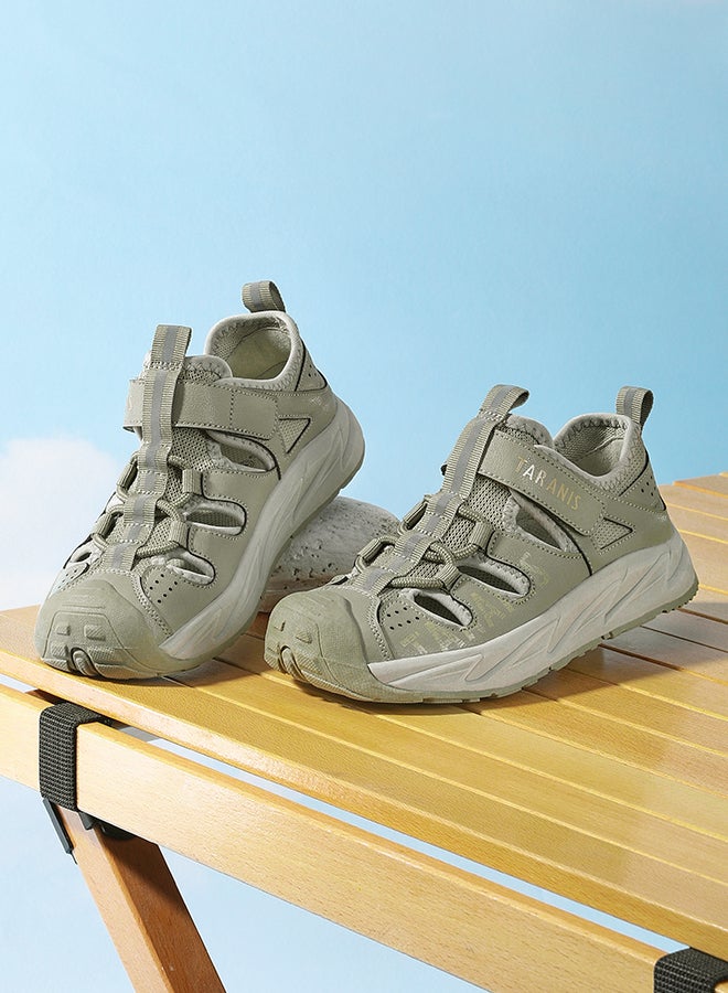 Taranis Kids' Military Green Outdoor Sports Sandals - Image 1