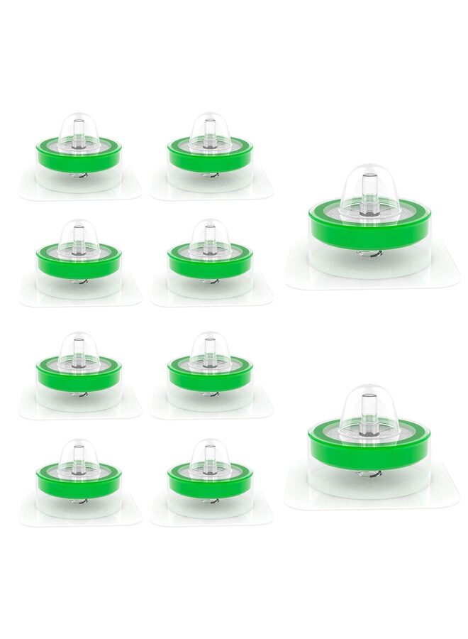 10 Pack Syringe Filter Sterile PES Hydrophilic Filtration 0.22um Pore Size, 33mm Membrane Diameter Sterile PES Membrane Individually Packed - Image 1
