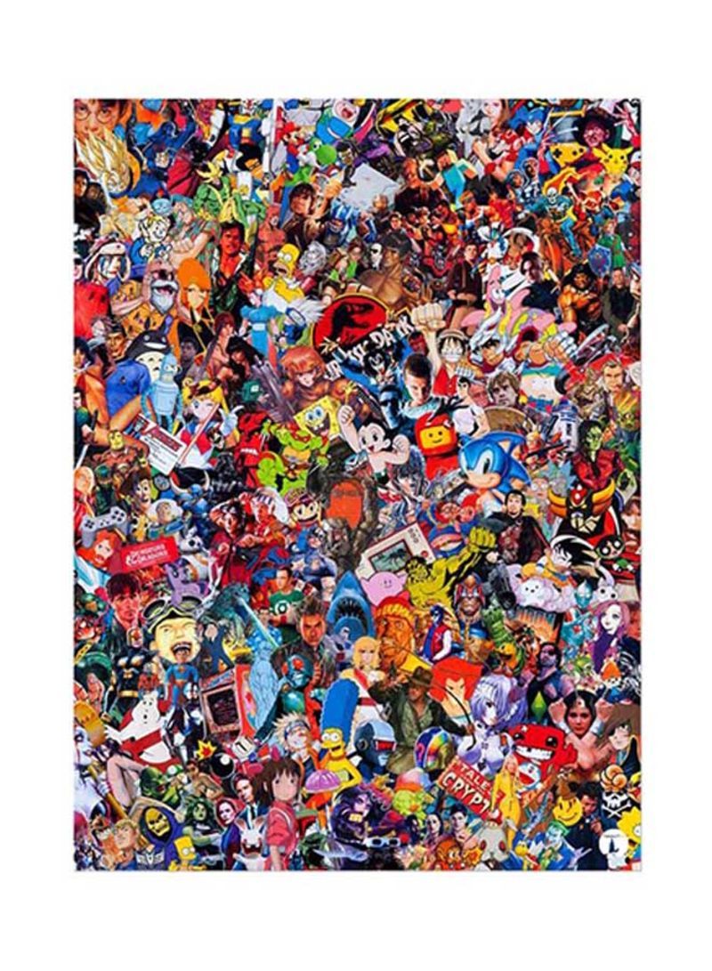 RKN Random Things Metal Plate Poster Multicolour 15x20centimeter