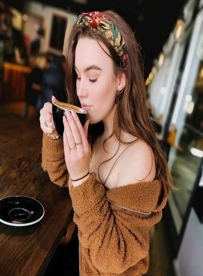 Madison Tyler Headbands for Women | Fashion Boho Headbands Top Knotted With Rhinestones Elastic Workout Hairbands | Outdoor and Party Headbands for Women Non Slip. (Floral) - Image 4