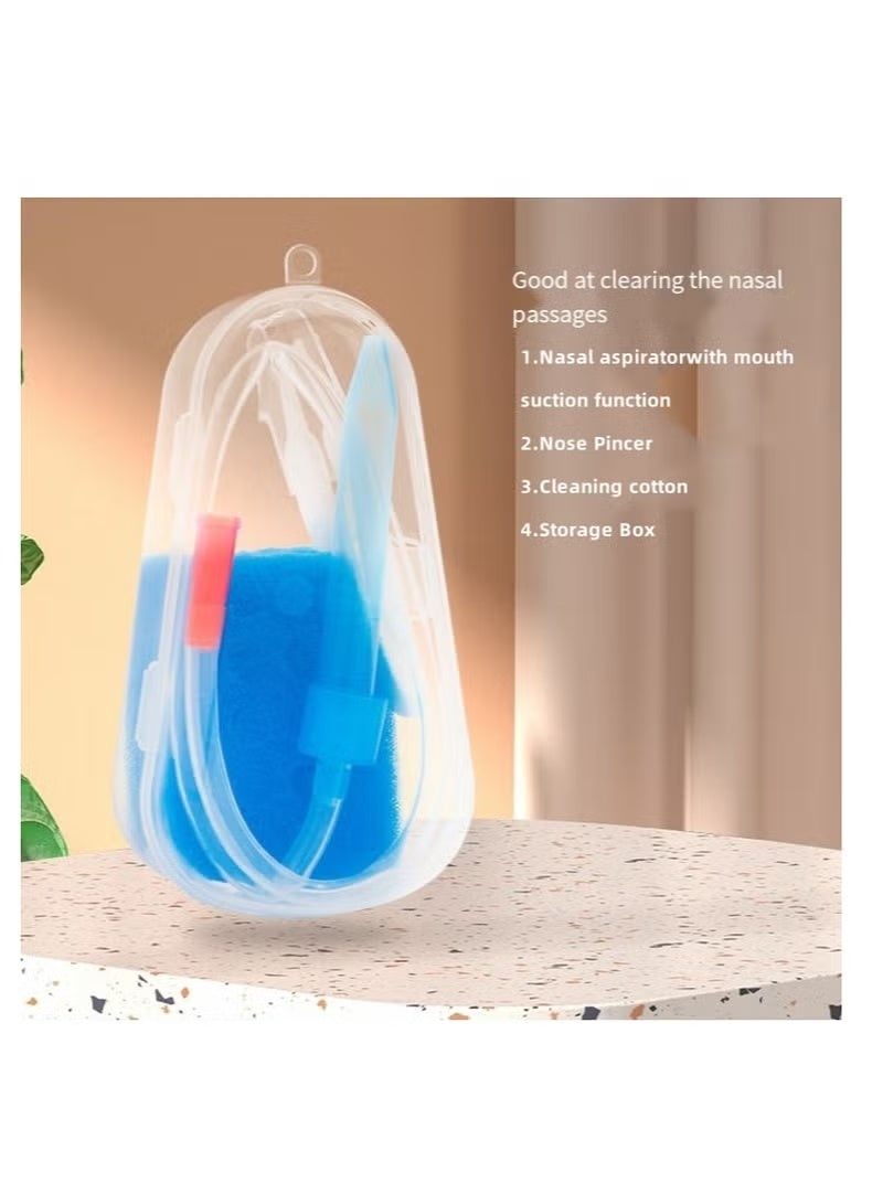 QZ A Nasal Dusting Device Suitable For Infants, Equipped With Clips, 100% Safe Infant Nasal Mucus Remover, Suitable For Infants (0 To 2 Years Old) Nasal Cleaner, With Adjustable Force For Greater Safety - Image 1