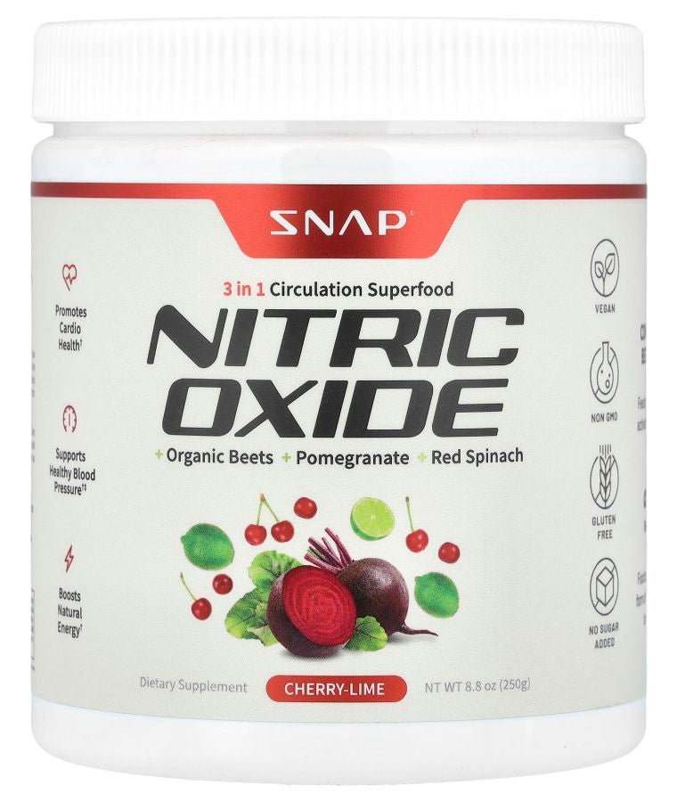 SNAP SUPPLEMENTS Nitric Oxide Cherry-Lime 8.8 oz (250 g)