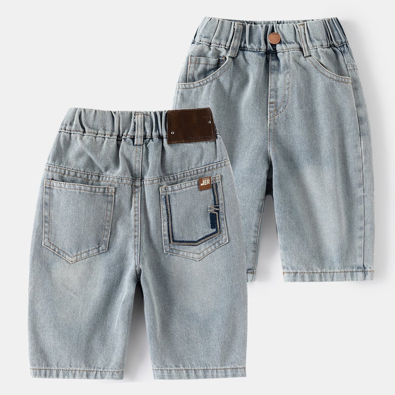 Children'S Summer Clothing Summer Children'S Denim Shorts Medium And Large Children'S Baby Denim Shorts Dropshipping - Image 2