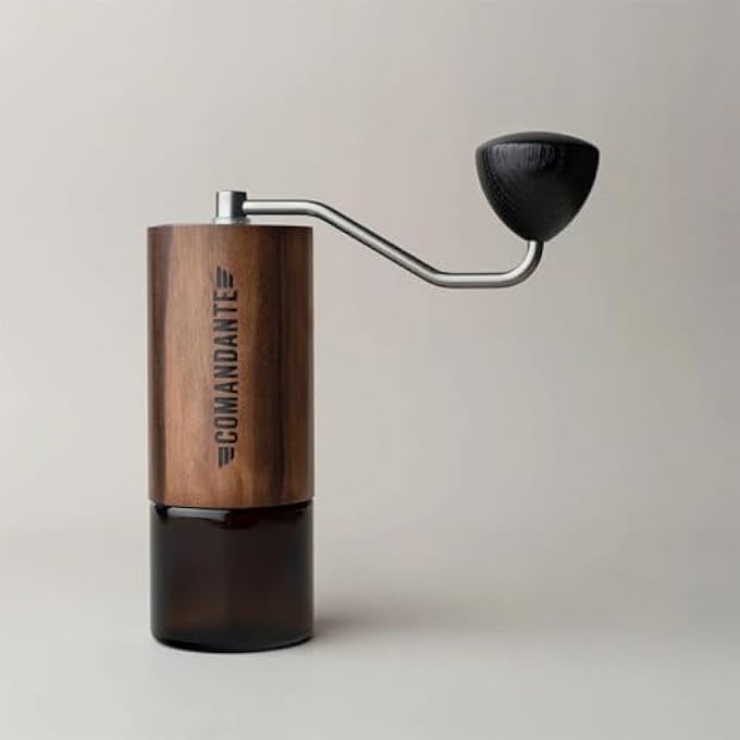 COMANDANTE Mk40 Manual Coffee Grinder  HighPrecision Nitro Blade Stainless Steel Burrs Portable Design  Ideal For Espresso Pour Over And French Press Capacity 40 Grams Color Liquid Amber - Image 2
