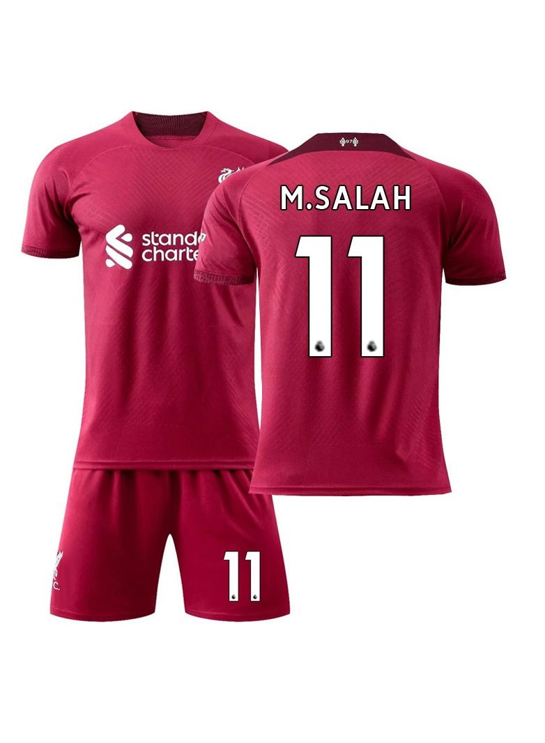 KUYING M.Salah Jersey No. 11 Host And Guest Men's And Women's Football Shirt  - Image 1