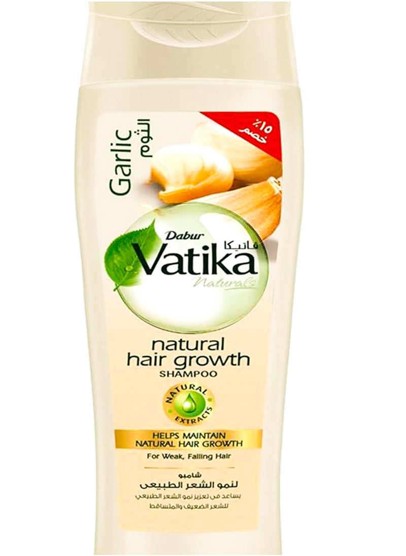 VATIKA Vatika Natural Hair Growth Shampoo Garlic 360 ML  - Image 1