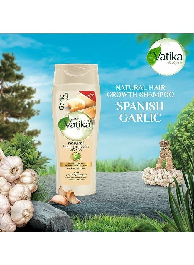 VATIKA Vatika Natural Hair Growth Shampoo Garlic 360 ML  - Image 3