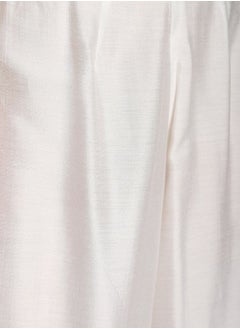Abhishti White Banarasi Pathani Salwar  - Image 4