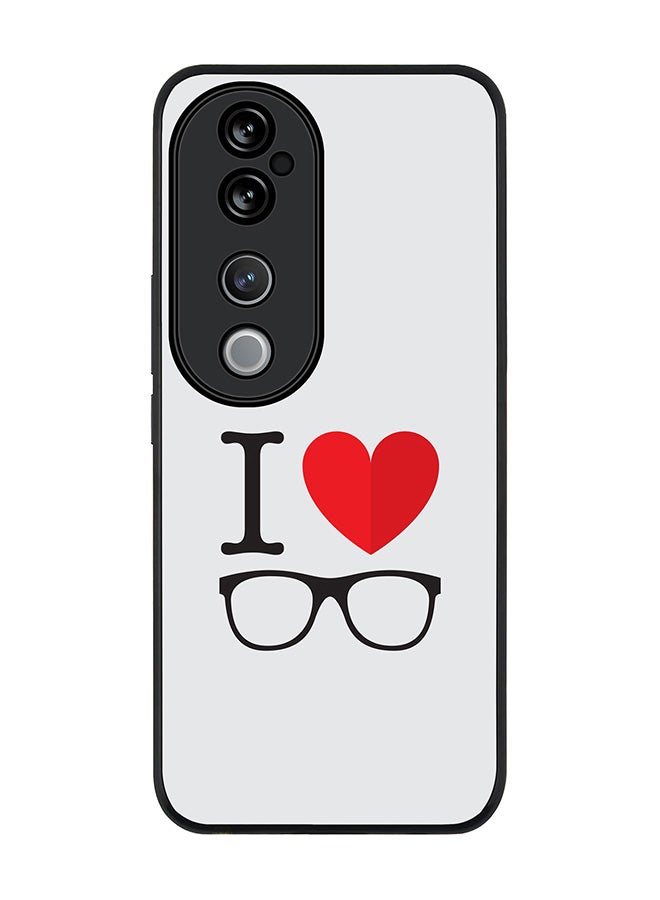Stylizedd For vivo V40 5G /vivo V40 Pro Case,Slim fit Camera Protection, Shockproof Thin Phone cover - I Love Glasses - Image 1