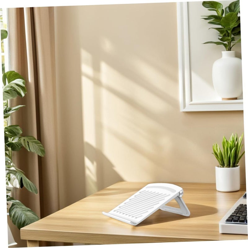 Adjustable Foldable Laptop Stand Lightweight Multi Angle Holder For Home Office Desk - Image 5