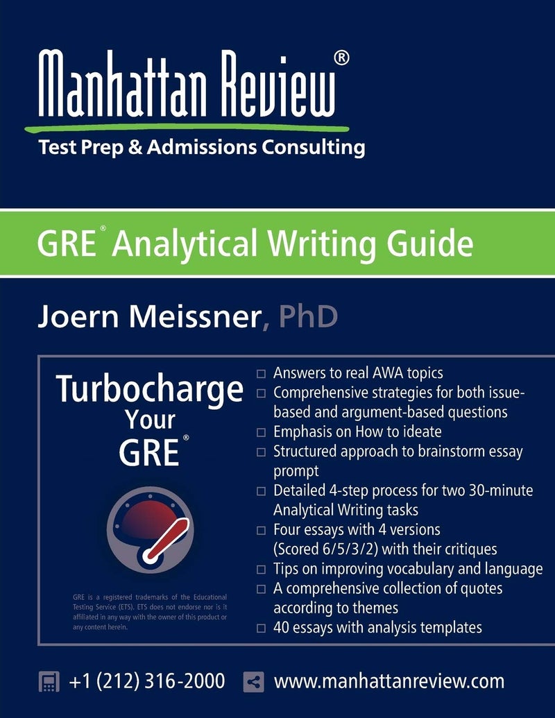 Manhattan Review GRE Analytical Writing Guide: Answers to Real AWA Topics - Image 1
