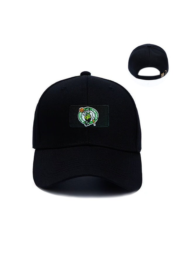 Boston Celtics Vintage Black Embroidered Baseball Cap