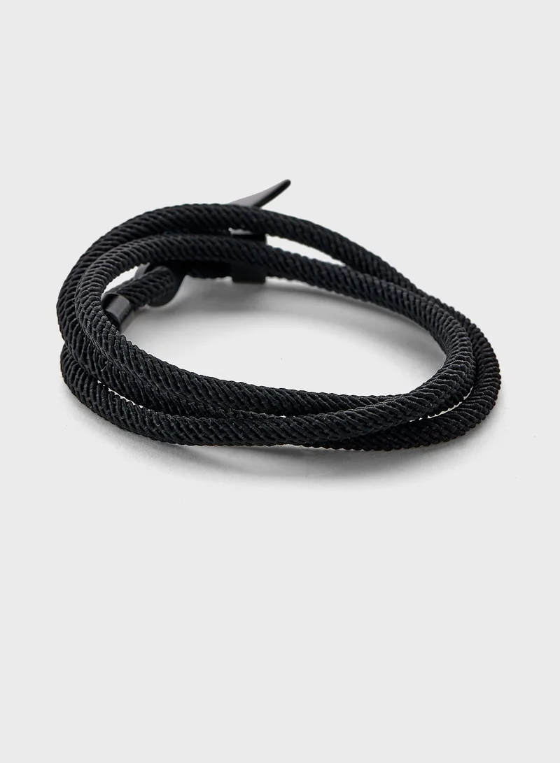 Seventy Five Whale Tale Wrap Around Bracelet