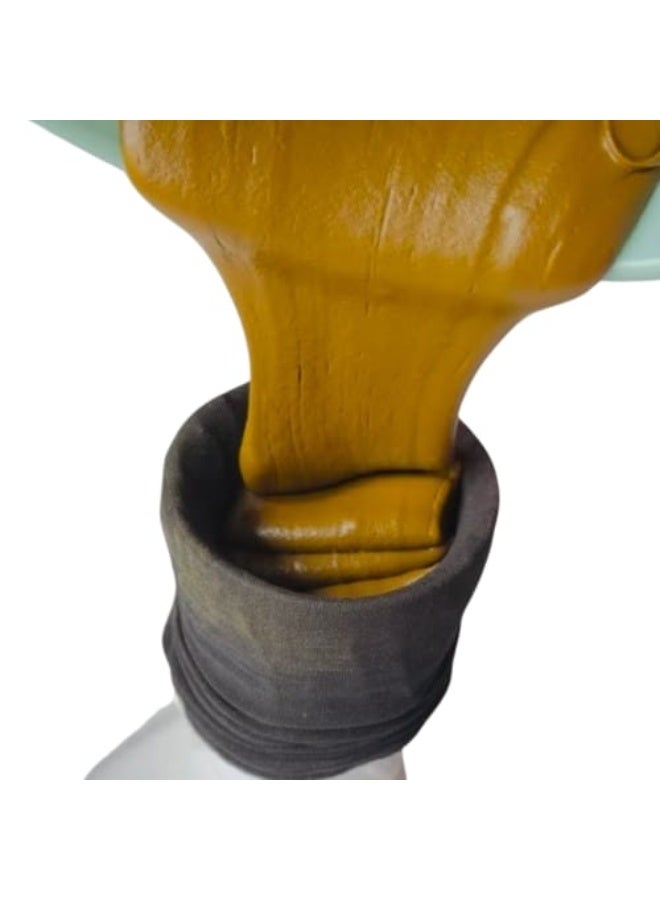 متجر ثيلياستور طقم بداية نقش الحناء للأعمال اليدوية – 100 جرام بودرة مع زيت أساسي وأوراق صنع الأقماع وكيس التشكيل ودبوس وجورب وقاطع | طقم حرفي متكامل - Image 4