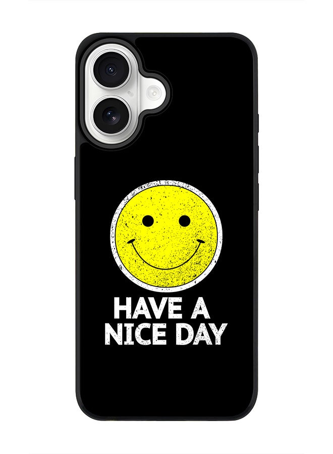 Stylizedd iPhone 17 Case, [Compatible with MagSafe] Slim Magnetic cover Phone Case iPhone 17 -Have a nice day - Image 1