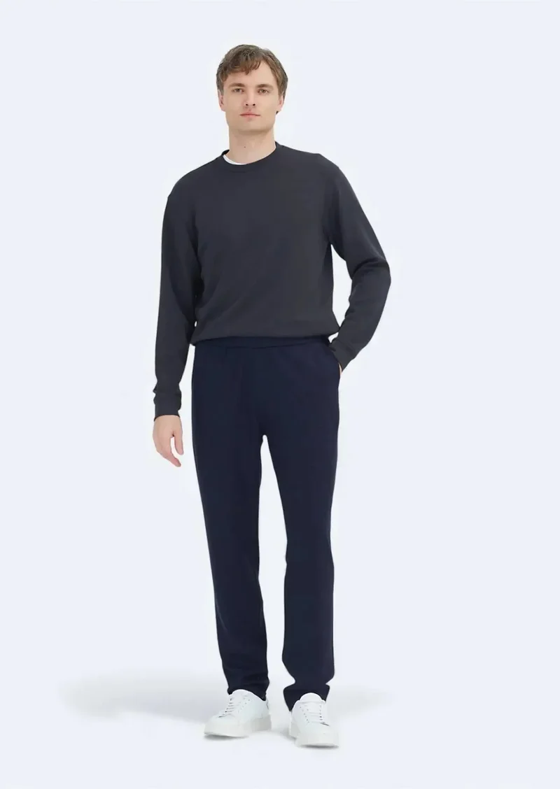 RAMSEY Navy Blue Sweat Pants