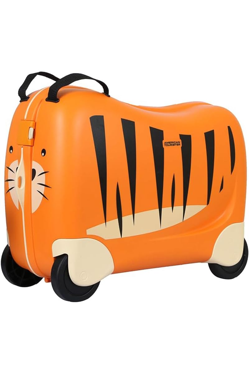 American Tourister SC Skittlenxt Suitcase Cabin Size, Hard Top, Polypropylene, Yellow|28L Capacity|2 Side Locks / 2-Wheel Roller|Bee Design for Playful Style|Cross Ribbons - 3 Years Global Warranty - Image 1
