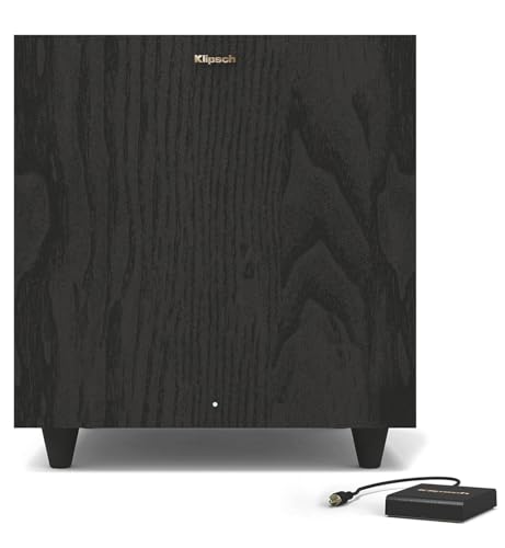 Klipsch R-80SWi 8-inch 150W Wireless Subwoofer with High Performance Driver for Deep Bass Black - Image 1