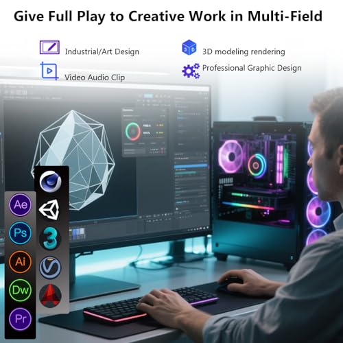 SURALLOW RX 580 8GB Graphics Card, 2048SP,GDDR5,256 Bit Graphics Card for Gaming PC,PCIE 3.0,Twin Freeze Fans Computer Video Card with HDMI/DP/Ports - Image 5