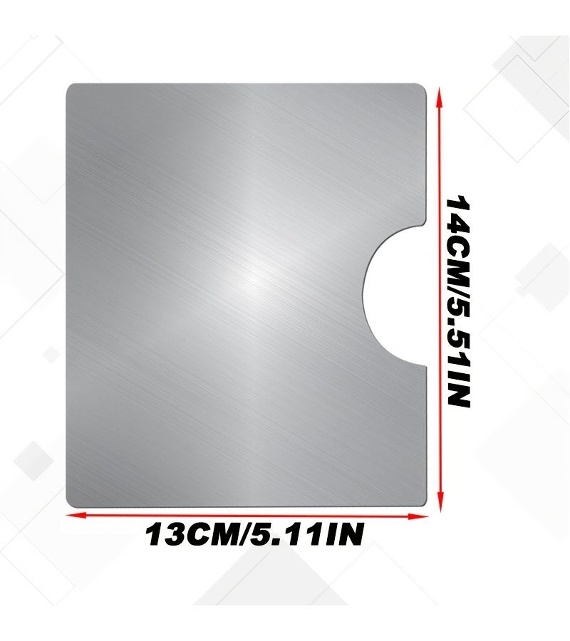 Stainless Steel Anti Theft Plate For Ford Transit Barn Door Tailgate 1pc - Image 3