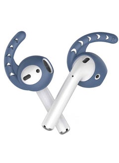 Ahastyle Earhooks For Apple AirPods 1/2 / Protects your AirPods from accidental drop and scratches - Navy Blue  - Image 1