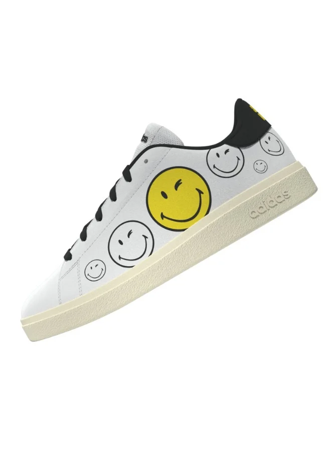 Adidas Adidas Advantage Smiley J U White Sportswear Shoes For Kids