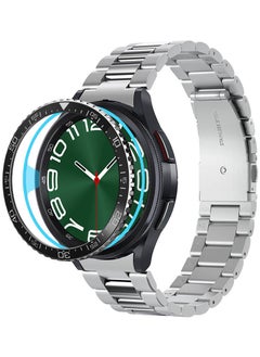 Spigen Bezel Tune for Samsung Galaxy Watch 6 Classic 47mm (2023) Bezel Ring Protector Adhesive Cover - Black  - Image 1