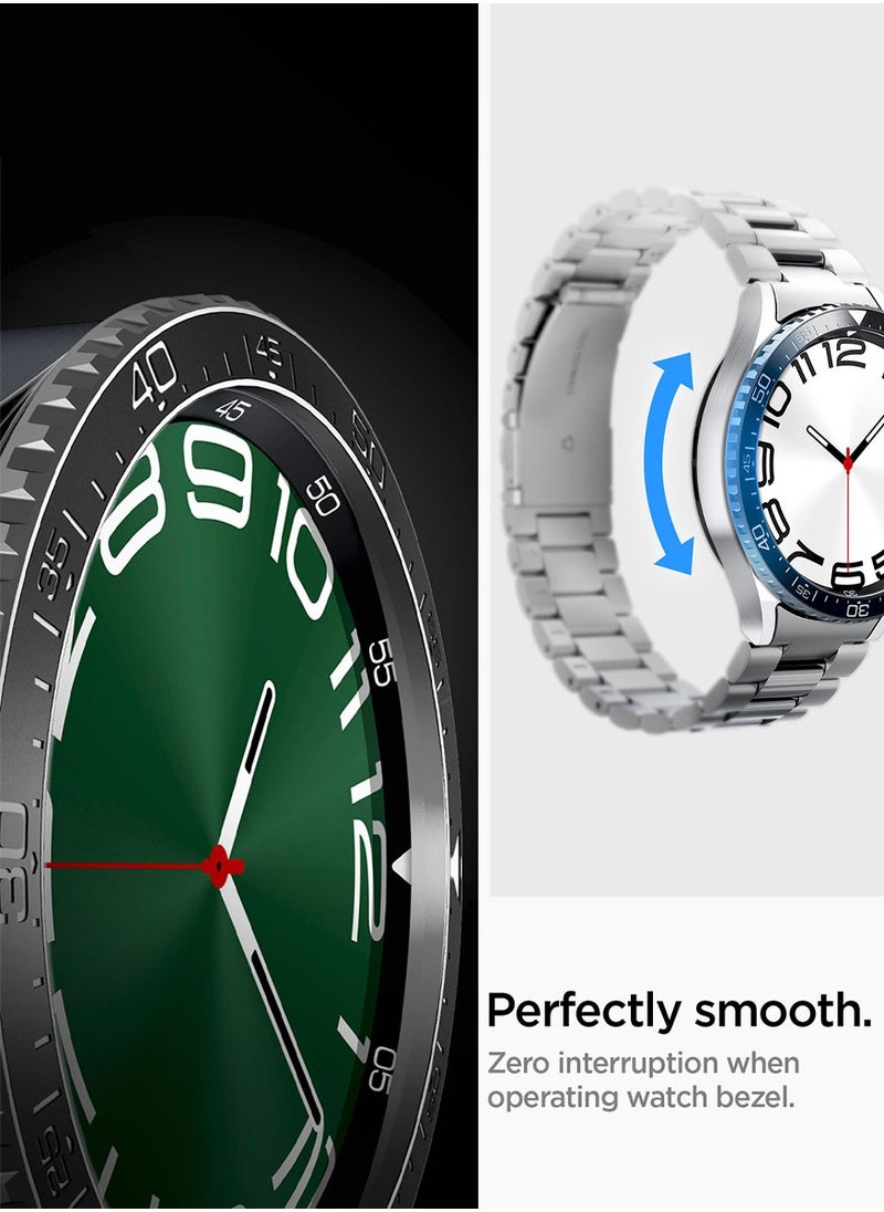 Spigen Bezel Tune for Samsung Galaxy Watch 6 Classic 47mm (2023) Bezel Ring Protector Adhesive Cover - Black  - Image 5