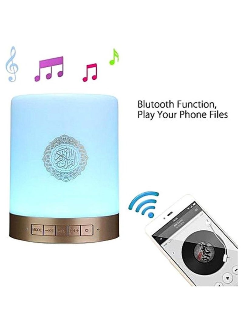 ELTRAZONE Quran Smart Touch Led Lamp Bluetooth Speaker With Remote, Rechargeable Full Recitations Of Imams And Quran - Image 2