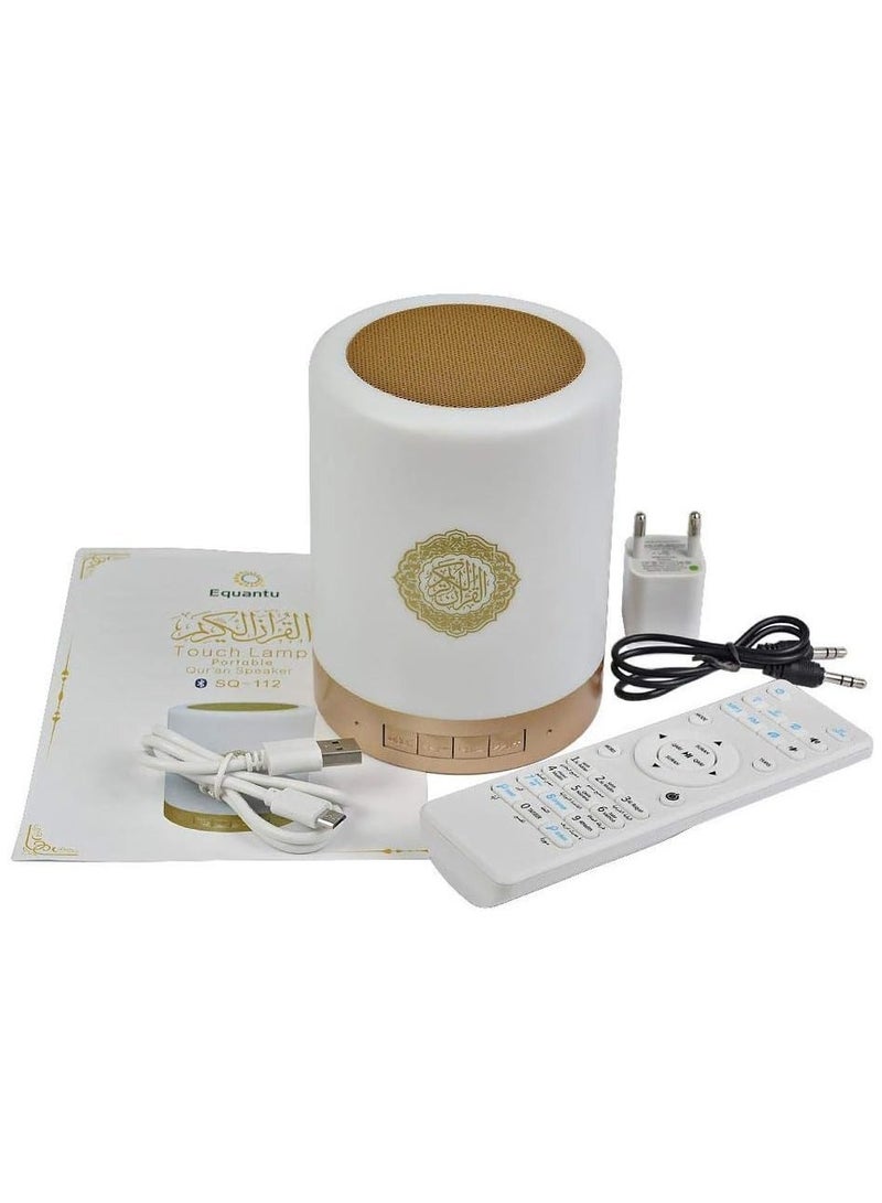 ELTRAZONE Quran Smart Touch Led Lamp Bluetooth Speaker With Remote, Rechargeable Full Recitations Of Imams And Quran - Image 4