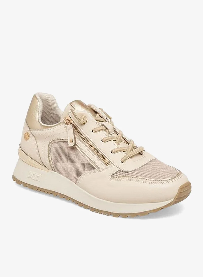 إكستي Women Textured Wedge Heel Ankle Sneakers