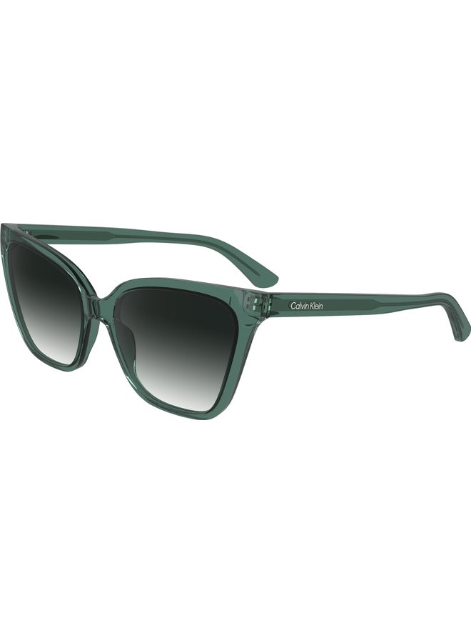 CALVIN KLEIN FULL RIM BIO INJ-G820 CAT EYE CALVIN KLEIN SUN CK24507S N 5717 (338) MINT - Image 2