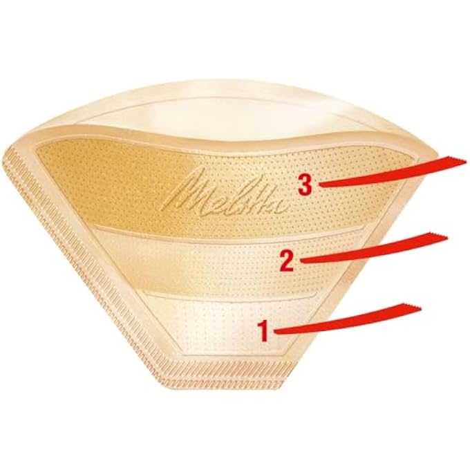 Melitta 6658076 Pack Original Size 1X4 80 Filter Coffee Makers Brown Plastic - Image 4