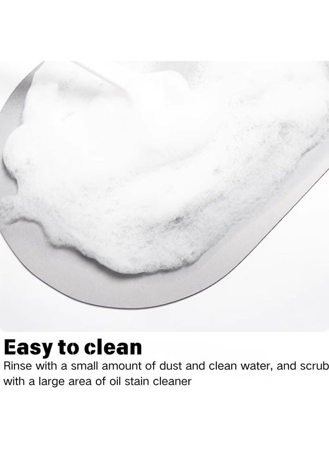 Keranixy Rubber Bath Mats Quick-Drying Non-Slip Bathroom Mat Super Absorbent Bath Mat Instant Dry Bath Mat, Bathroom Rug In Front Of The Kitchen Sink, Shower Room, Bathtub, Oval - Image 4