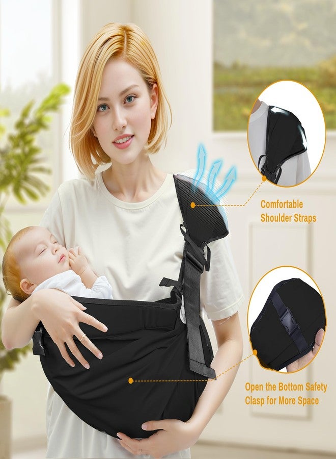 Oblitor Baby Carrier Newborn to Toddler,Adjustable & Lightweight Baby Sling Carrier,Toddler Carrier 25-60 lbs,Ideal for Home,Shopping,and Travel - Image 3