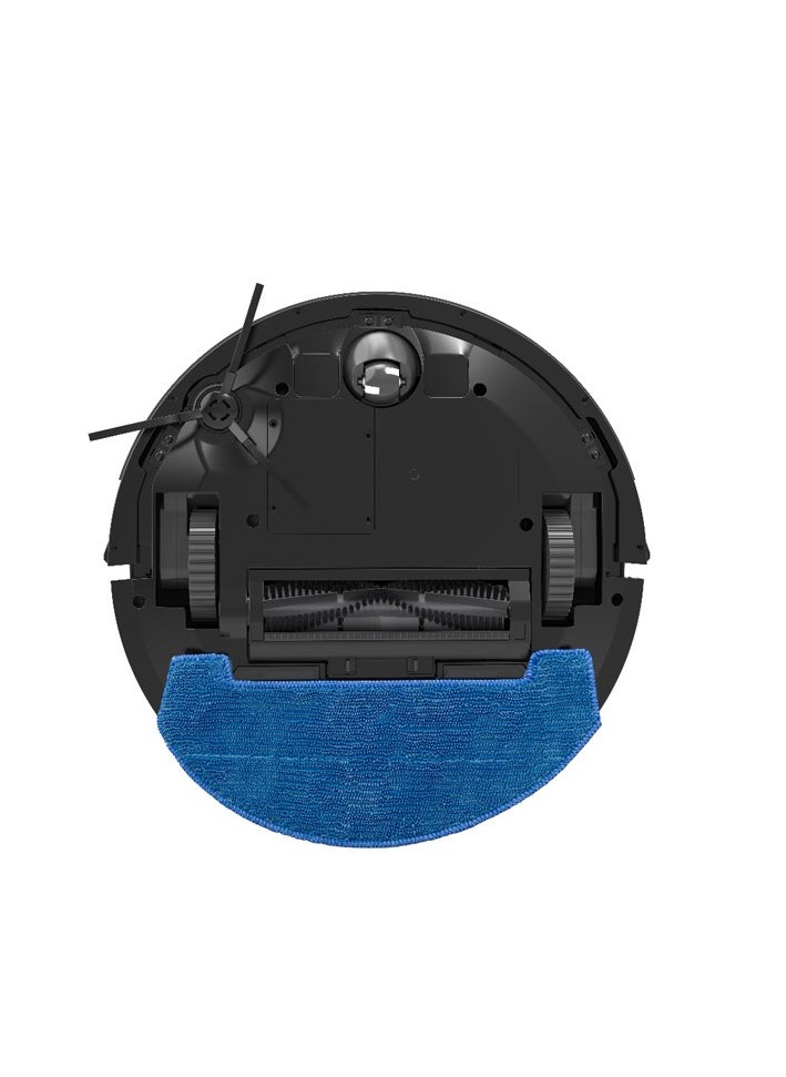 GENERAL SUPREME - General Supreme Robot Vacuum Cleaner with Dust Station, 3000Pa Suction Power, 2 in 1 Sweeping and Mopping, with Remote, Automatic Charging, Smart Control via Mobile App, Large Capacity 2900mAh Battery, Black - Image 1